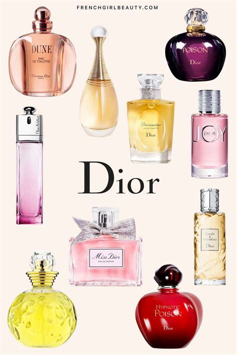 perfume dior original|christian dior perfumes list.